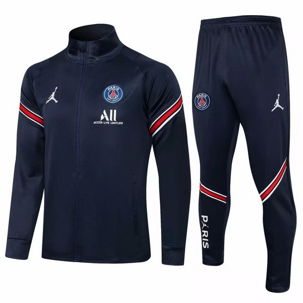 Trainingsanzug Paris Saint Germain 2021-22 Blau Marine Fussballtrikots Günstig